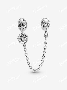 Pandora Heart Family Tree Safety Chain Charm